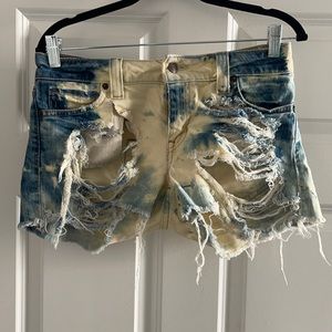 The Gap Custom Distressed Bleached Shorts